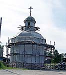 Филипповская часовня в процессе реставрации. Фото 2004 г.